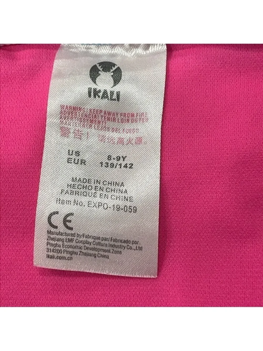 Ikali Girls Pink Flamingo Bikini size 8-9